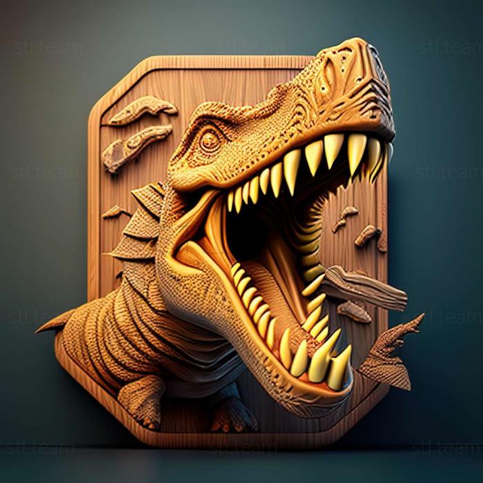 3D модель Гра Їж динозаврів (STL)